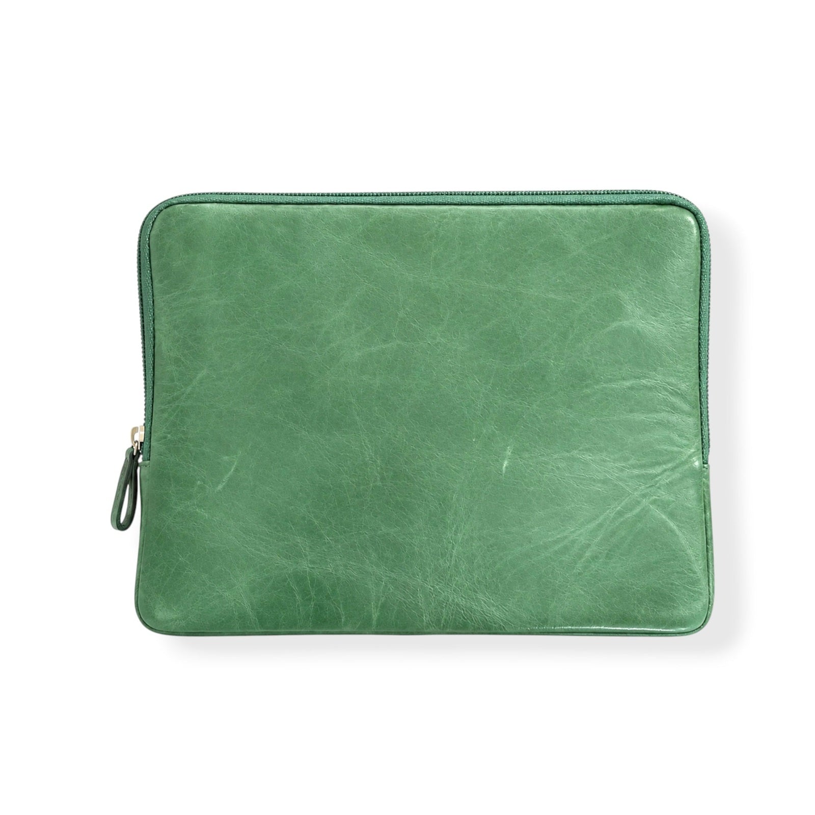 Funda para iPad en piel verde acqua-NEW!