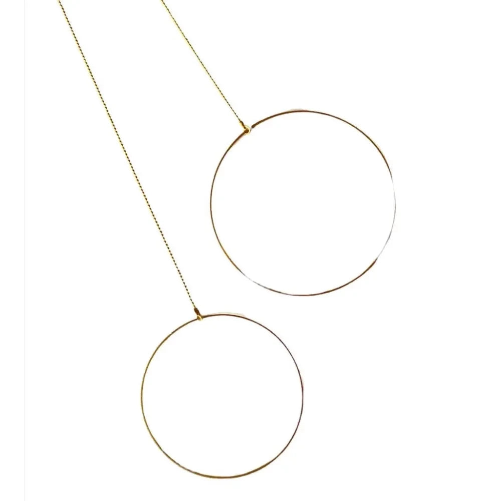 Colgante mujer Contrapeso Masqmay new in! - Círculo + Círculo - joyas colgantes