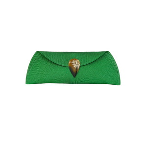 Cartera rafia con asta lágrima