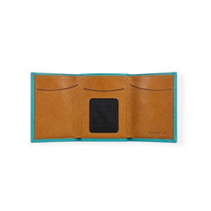 Cartera pequeña turquesa Icon. 3 tonos