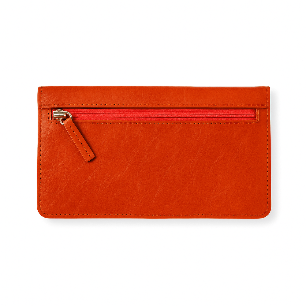 Cartera mujer piel slim 11, 9 colores en stock