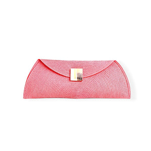 Bolso boda, cartera rafia y asta cuadrada