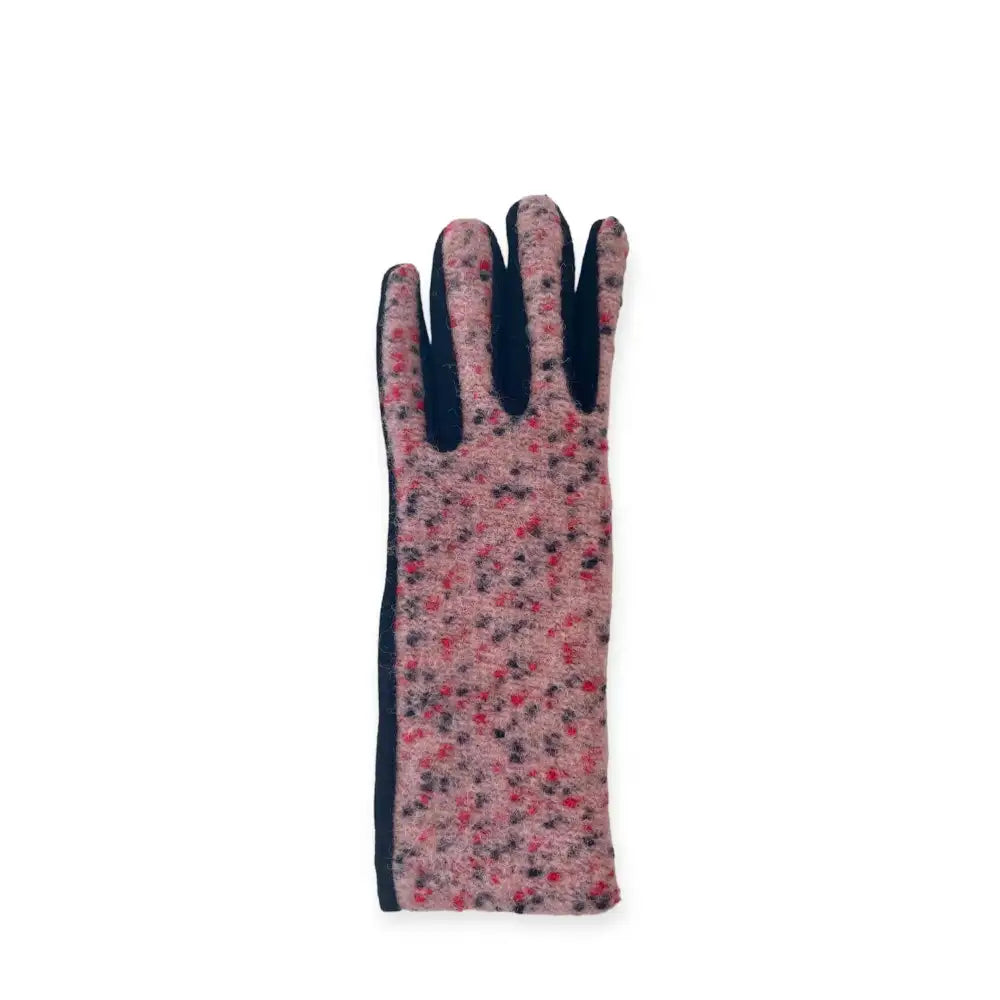 Guantes lana rosa made in Napolés -50% automático en carrito. - guantes