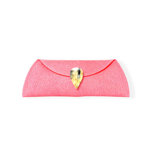 Cartera rafia con asta lágrima