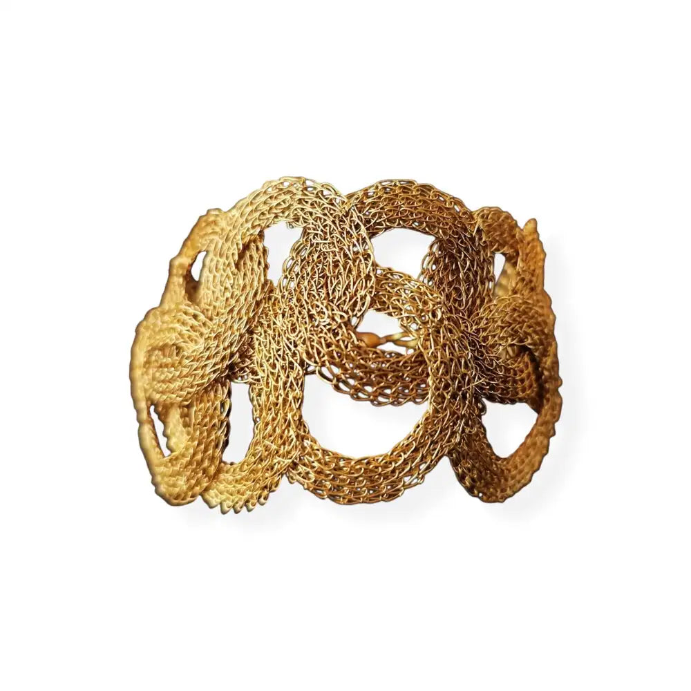 Brazalete dorado eslabones- Flow Jewelry New!