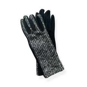 Guantes lana blanco y negro, made in Napolés -50% automático en carrito.
