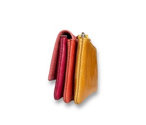 Triple colored purse, 2016 classics Piamonte.