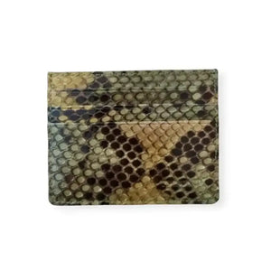 Porte-cartes en peau de serpent, 1002 Piedmont Ltd Edition