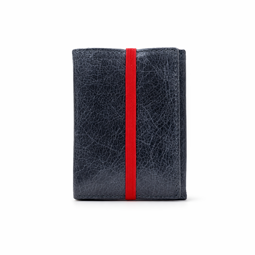 Cartera gris para bolsillo con billetera y tarjetero, Icon 950