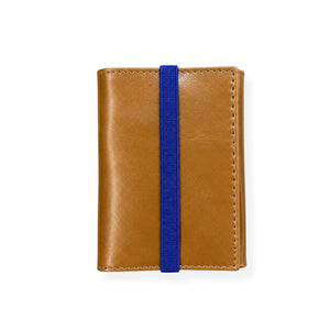 Small leather and red folding wallet, Icon Piamonte 950.