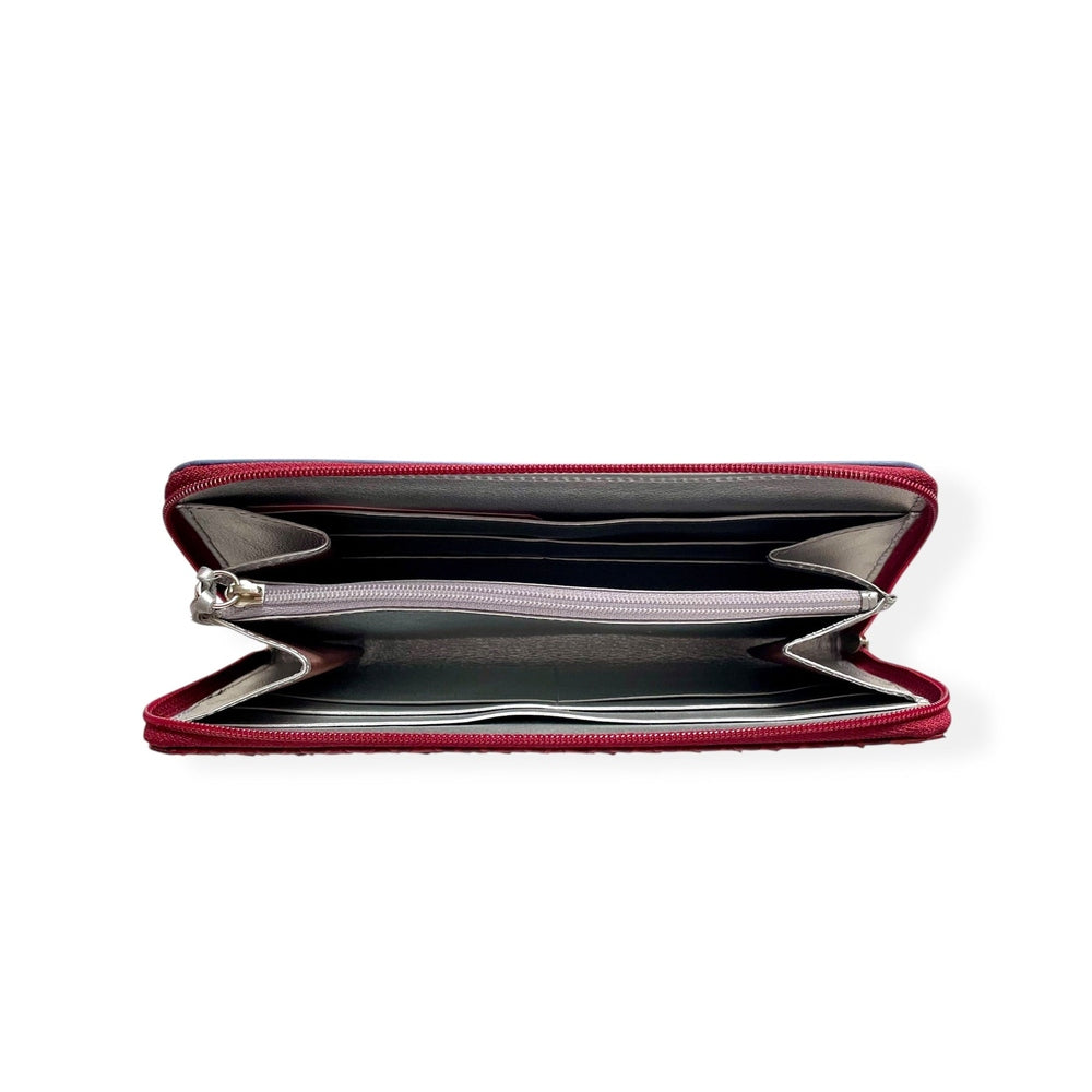 Cartera mujer cremallera con monedero 130. 50% automático