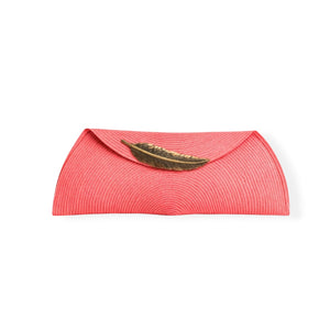 Cartera invitada y eventos, con adorno pluma