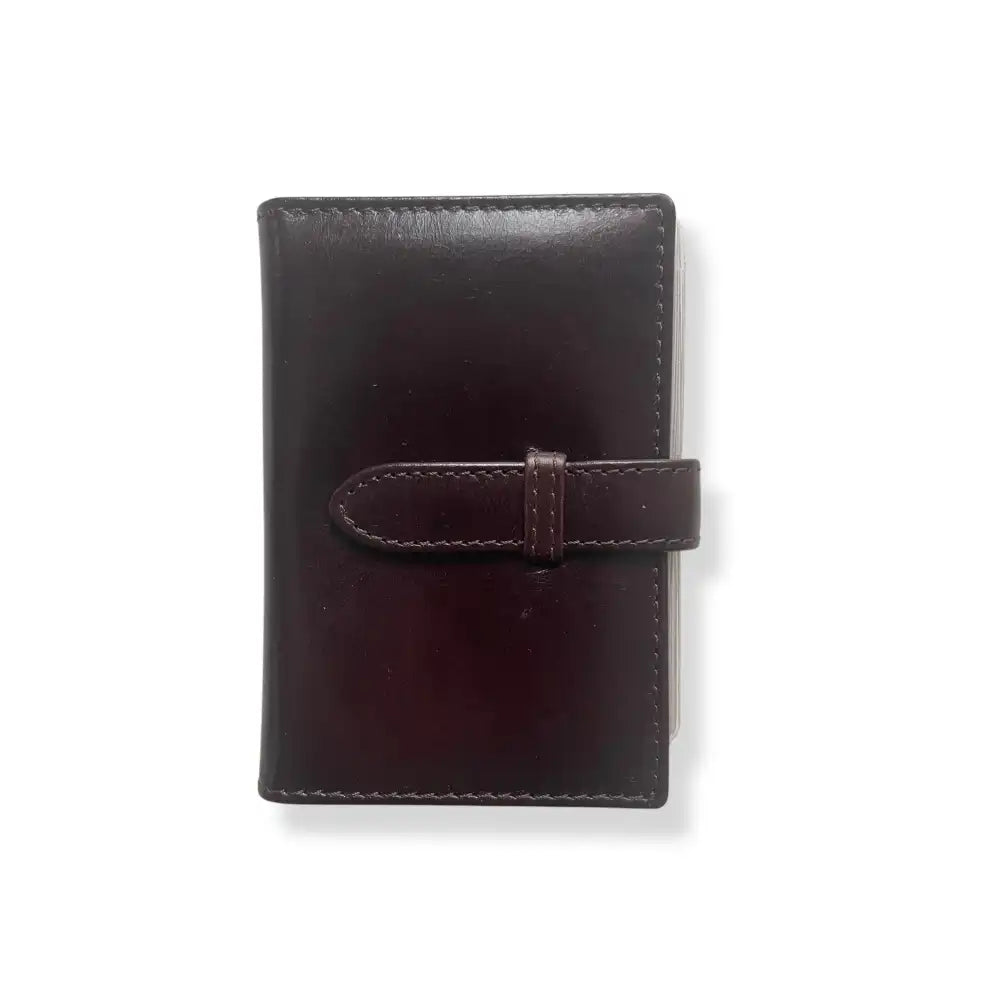 Tarjetero piel almacenaje, 24 fundas -50% automático en carrito.