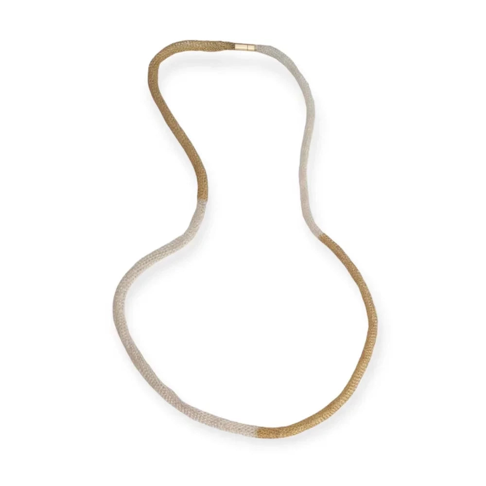 Collar dorado y plata Flow jewellery - collar