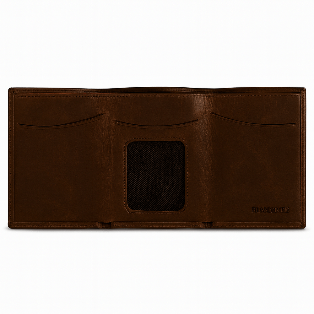 Cartera hombre marrón. Icon 950