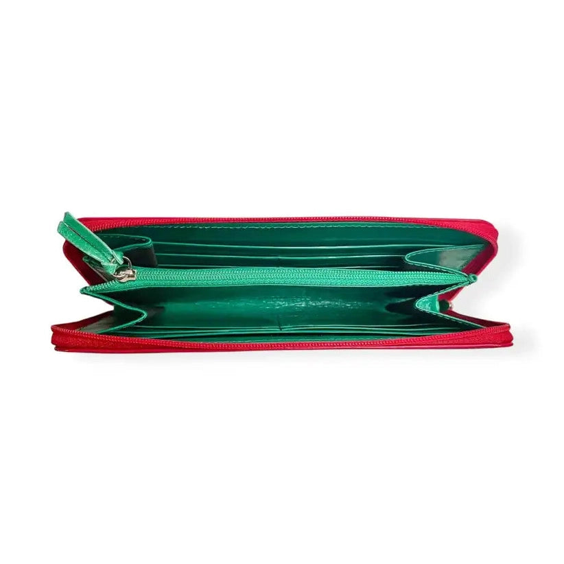 Cartera mujer cremallera con monedero 130. 10 colores