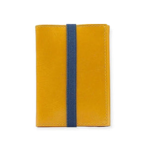 Petit portefeuille en cuir jaune, Icon Piedmont 950