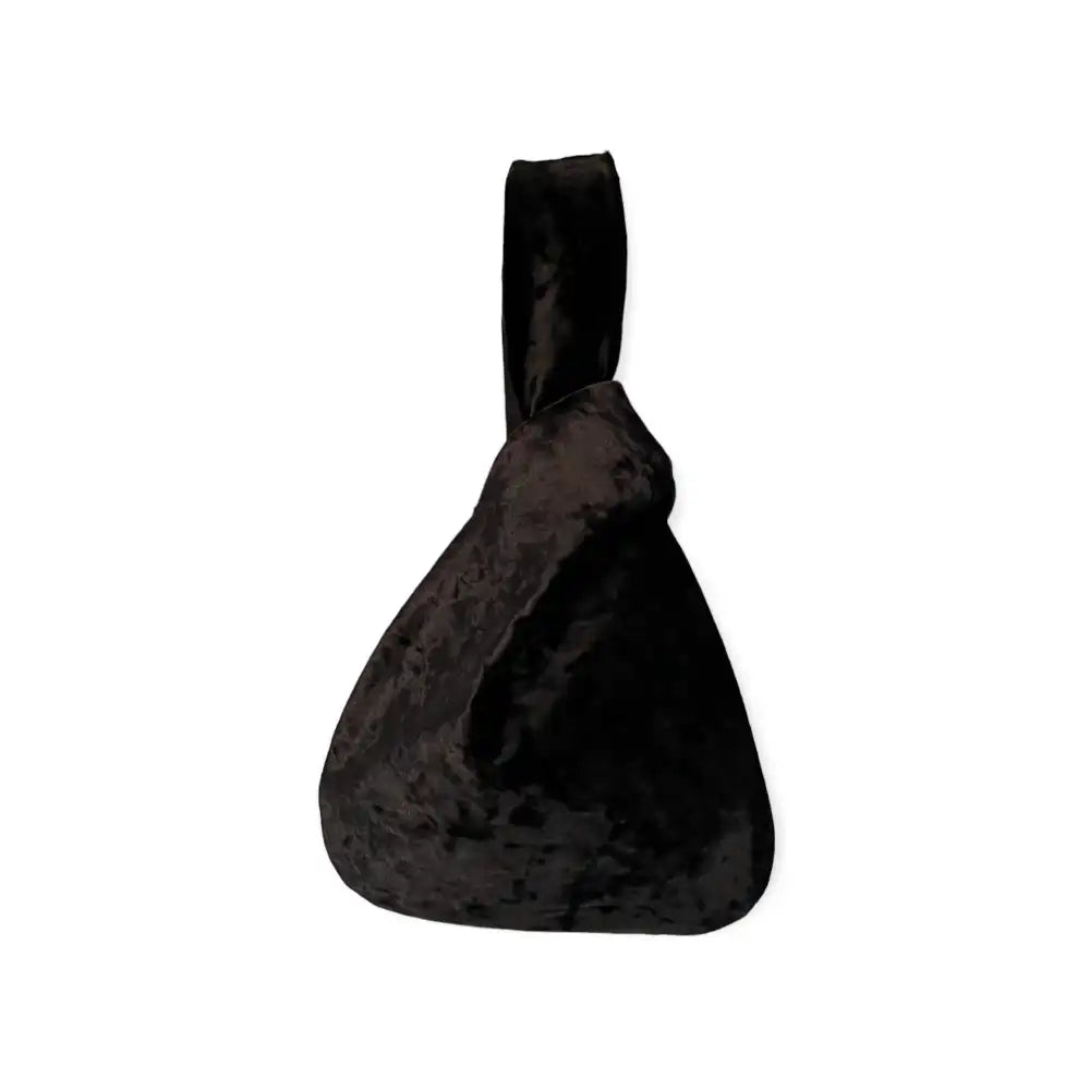 Bolso fiesta terciopelo diseño Japón. Fall season - Negro - bolso fiesta