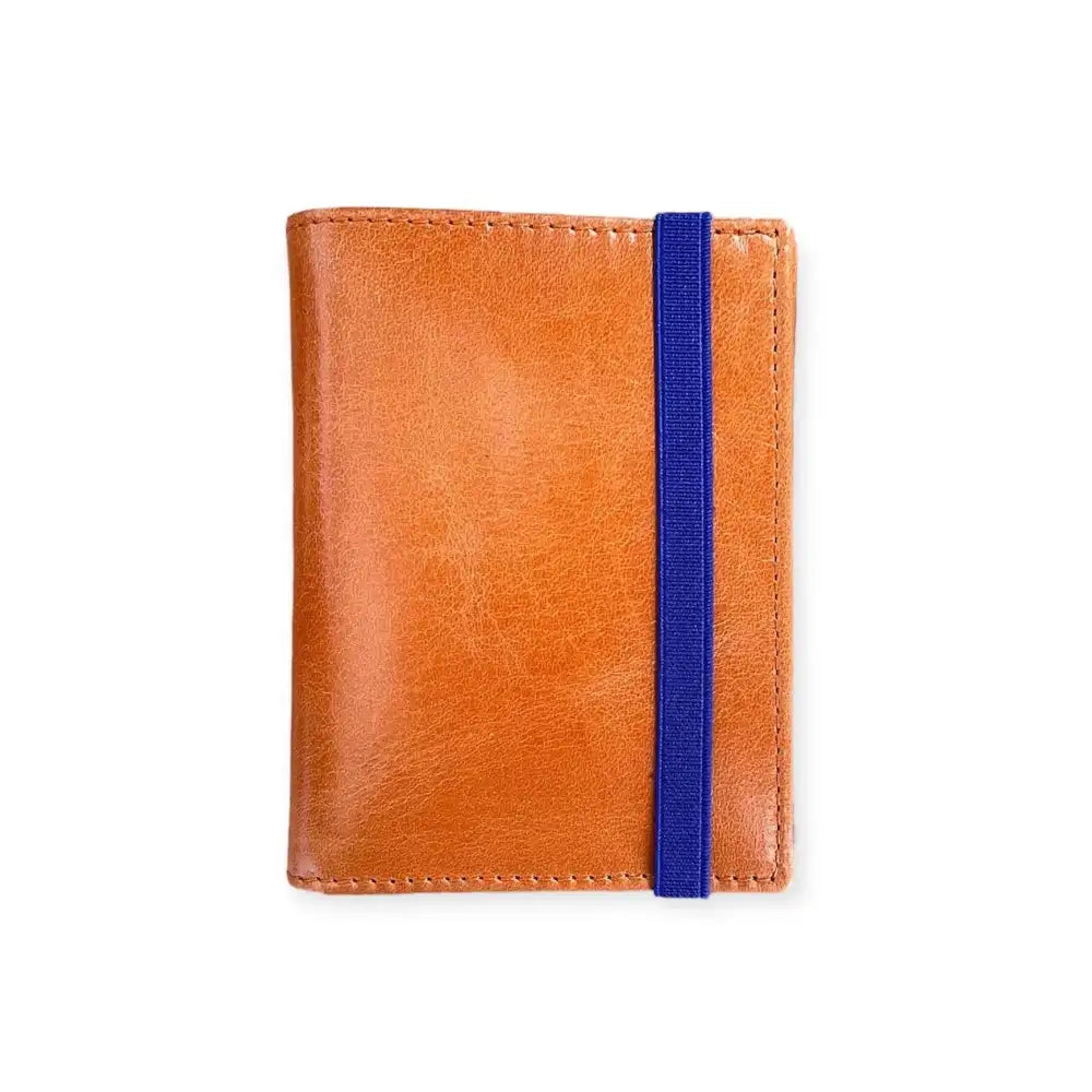 Cartera pequeña 1028. 18 tonos en stock. - Mandarina + Azul china - cartera