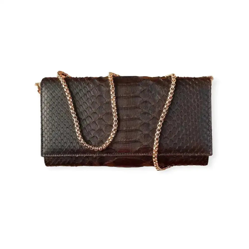 Cartera serpiente multicolor con cadena. New in piamontemadrid