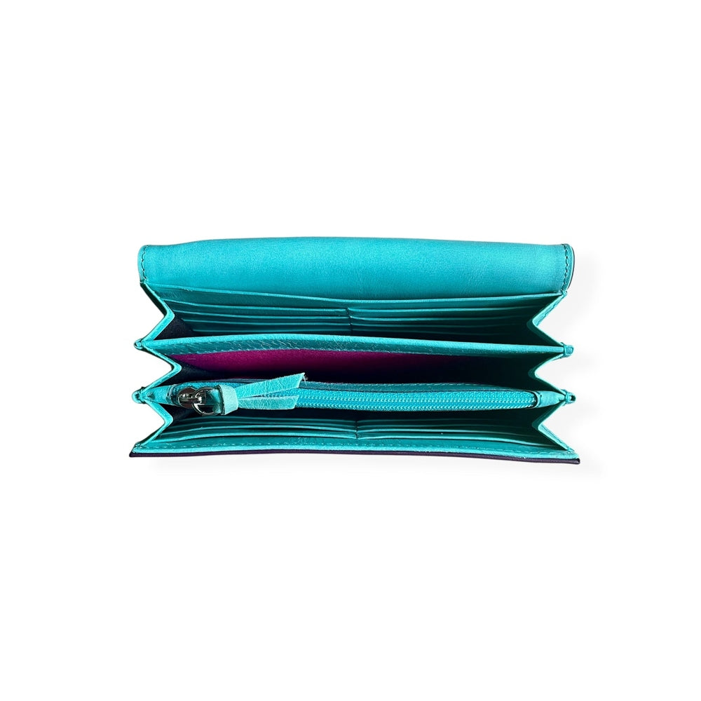 Cartera con monedero 607 medium- 11 tonos