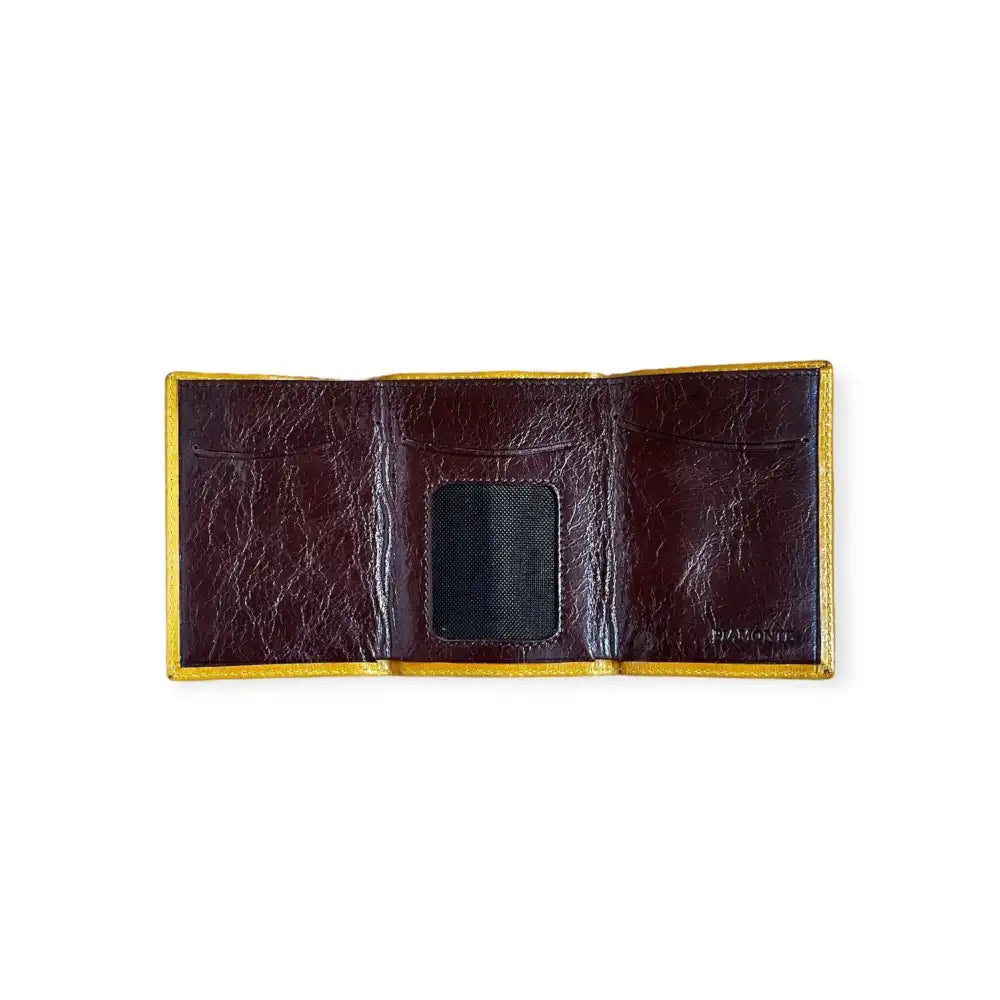 Cartera pequeña mostaza Icon 950. - cartera