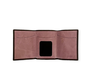 Brown leather men's wallet. Icon 950