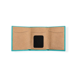 Portefeuille turquoise et bleu rubis, Icon Piedmont 950.