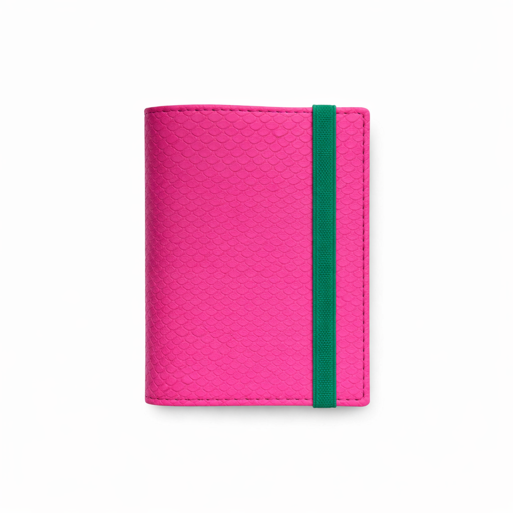 Cartera grabado serpiente con monedero 720. 2 tonos