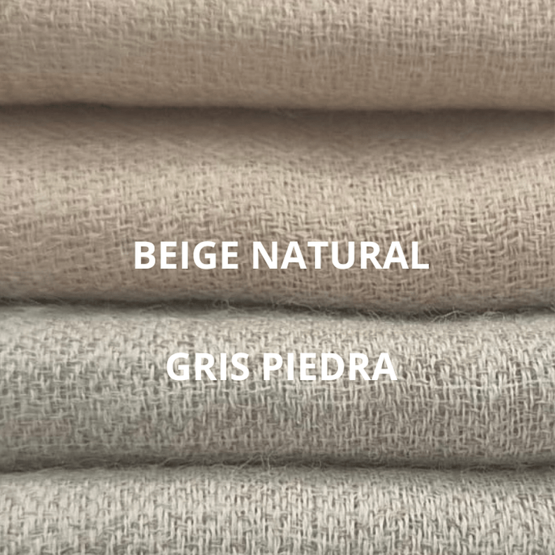 Pashmina cashmere 100%, 18 colores disponibles.