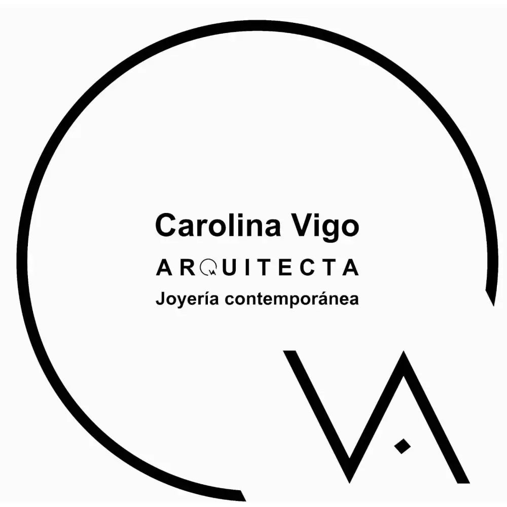 Collar malla Carolina Vigo. - Plateado Blanco