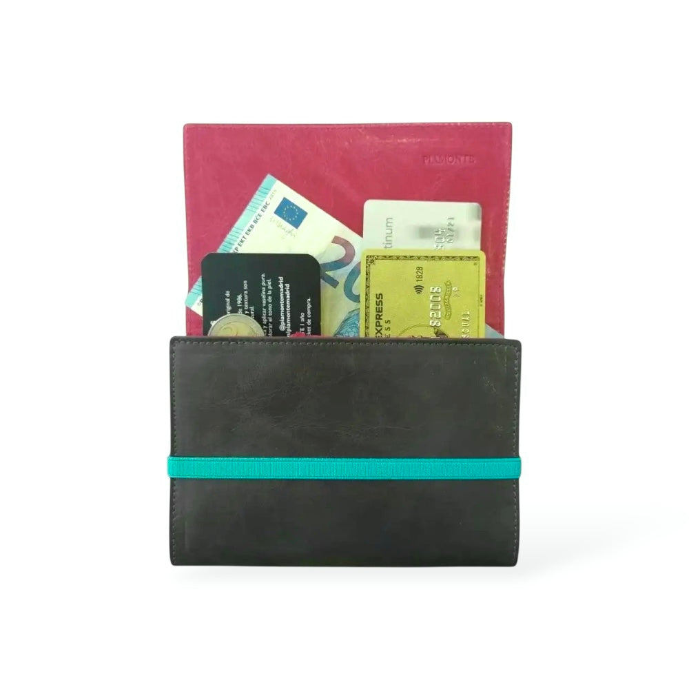 Cartera con monedero 607 medium- 11 tonos