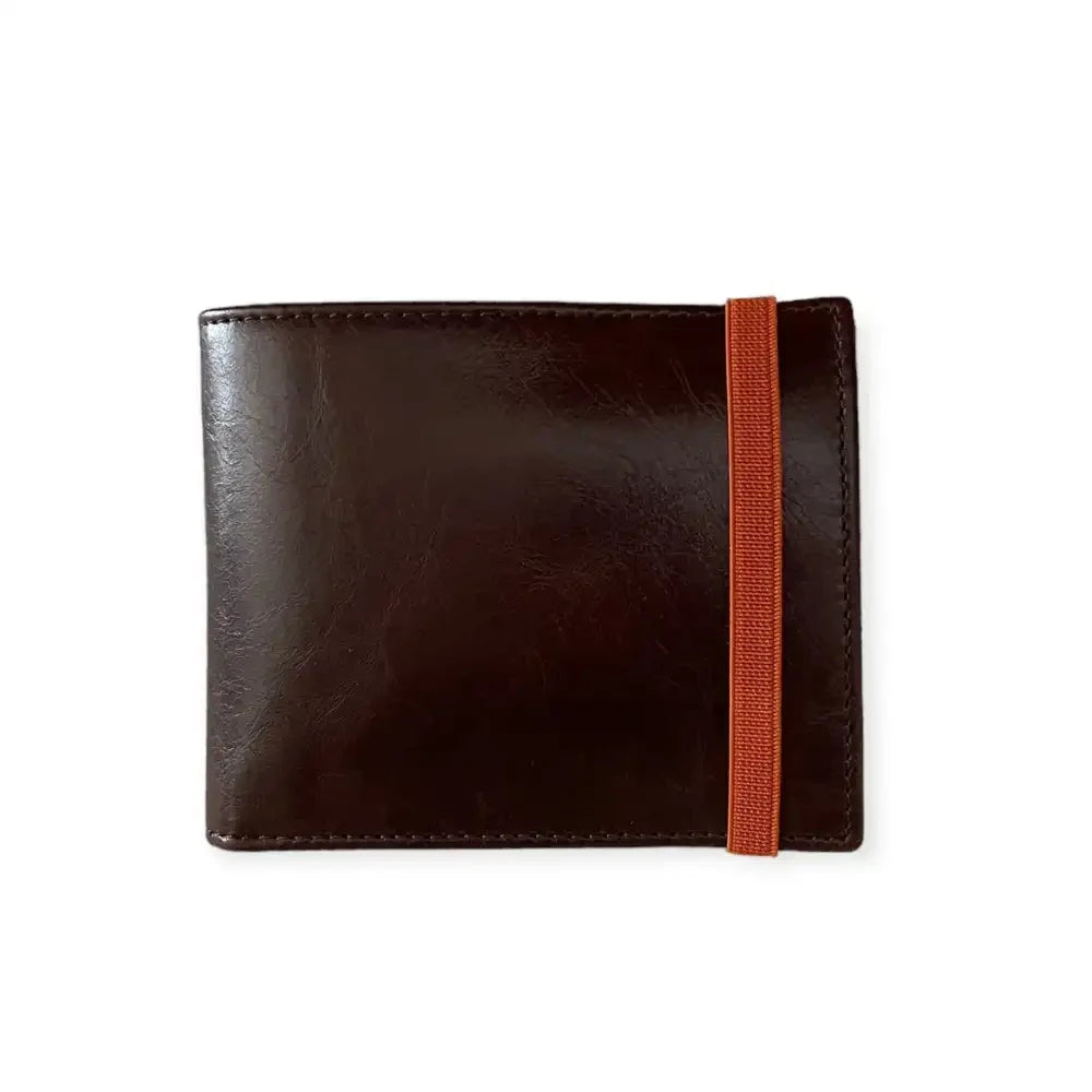 Cartera americana con monedero 646 new! - Marrón + Mandarina - cartera