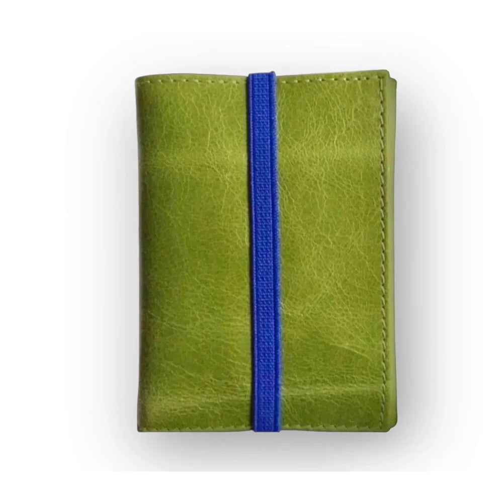 Cartera pequeña verde y azul china, Icon Piamonte 950. - piamontemadrid