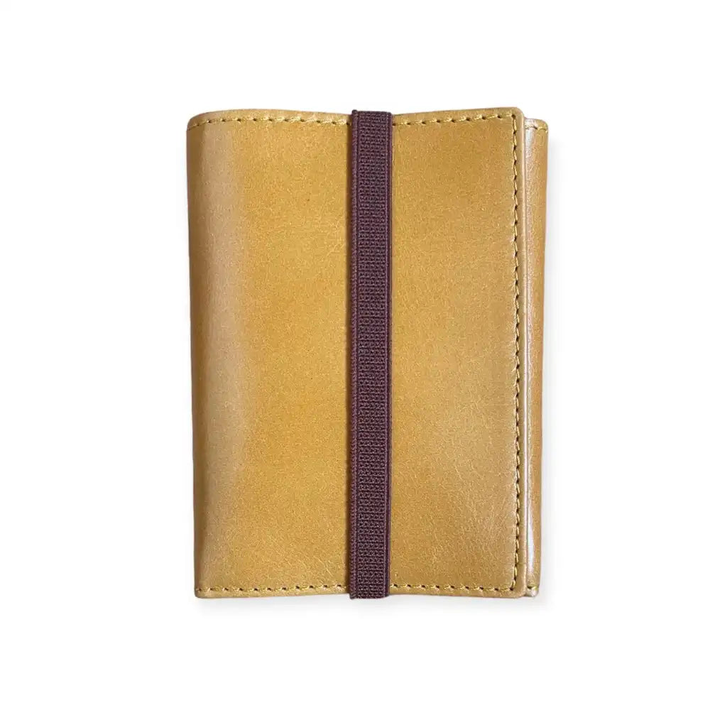 Small leather and red folding wallet, Icon Piamonte 950.