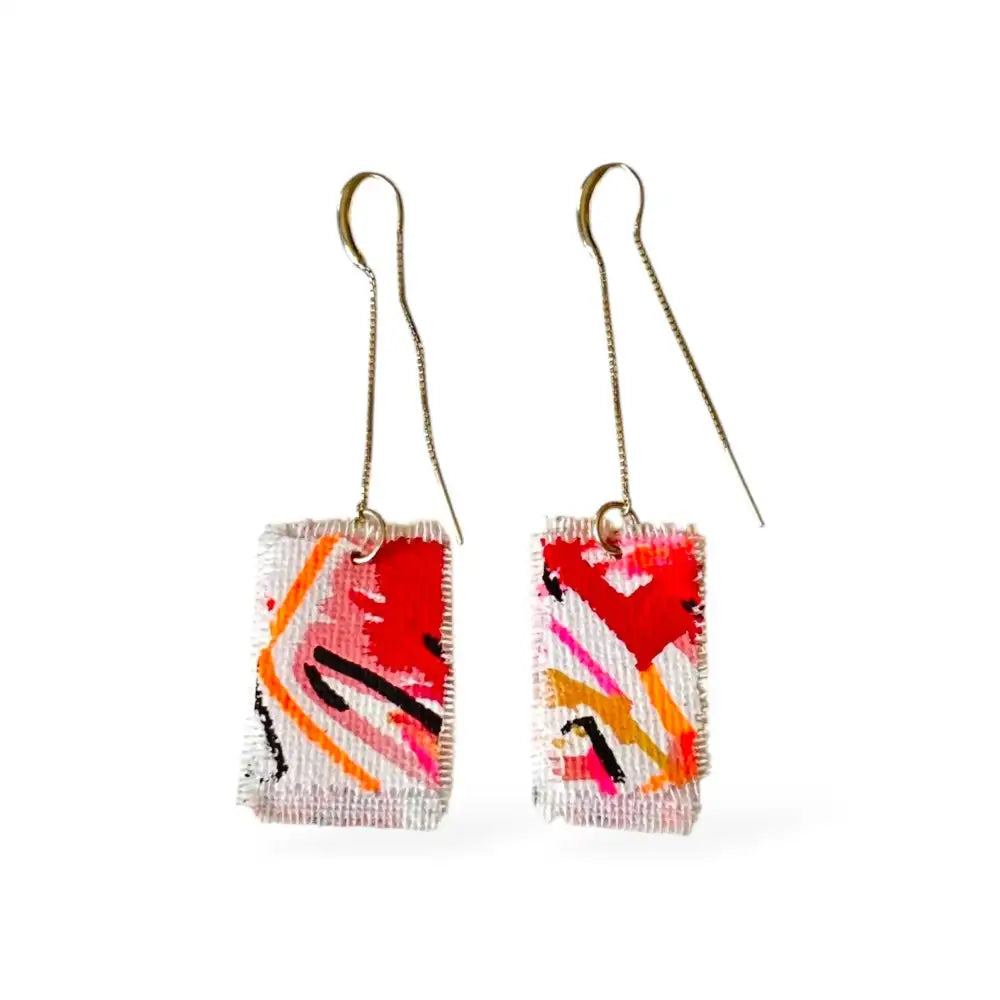 Pendientes largos Abstract 2 Masquemay-New!