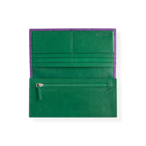 Cartera leggera -grabado avestruz-Ltd