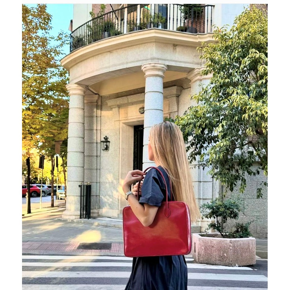 Bolso ordenador mujer. Classics Piamonte - Rojo Classic- back in stock! - bolso