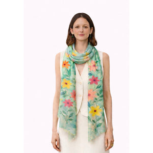 Pashmina-estola flores cashmere-seda-New-3 tonos