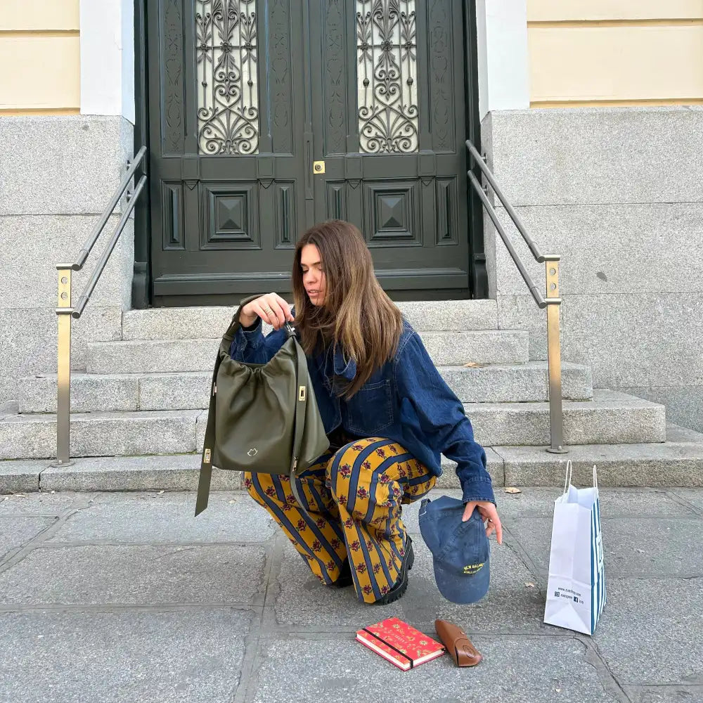 Bolso Erice Oliva by PIA - unidades limitadas