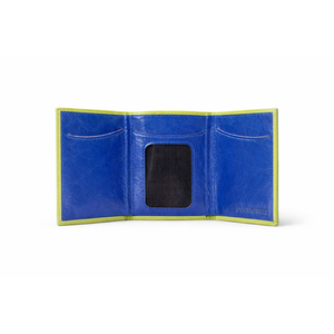 Small green and blue Chinese wallet, Icon Piamonte 950.