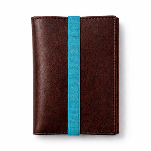 Brown leather men's wallet. Icon 950