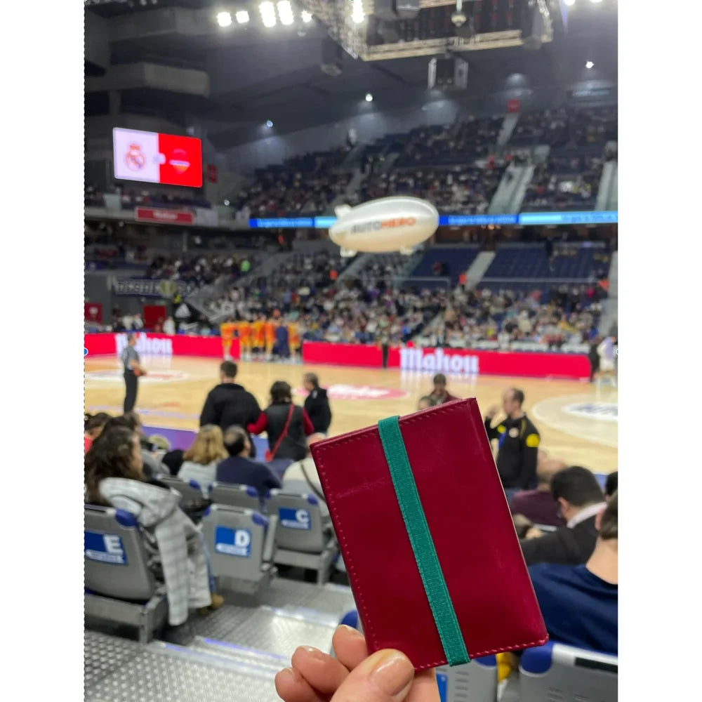 Cartera pequeña rojo clásico. Elige tu combinación. - piamontemadrid