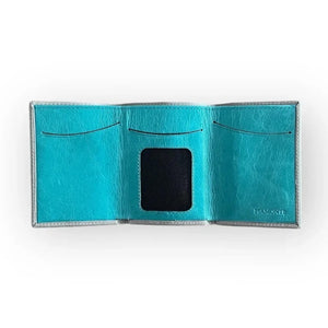 Cartera pequeña hombre color piedra