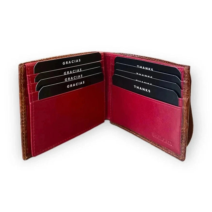 Cartera, billetero, piel exótica 3011 Piamonte. - piamontemadrid