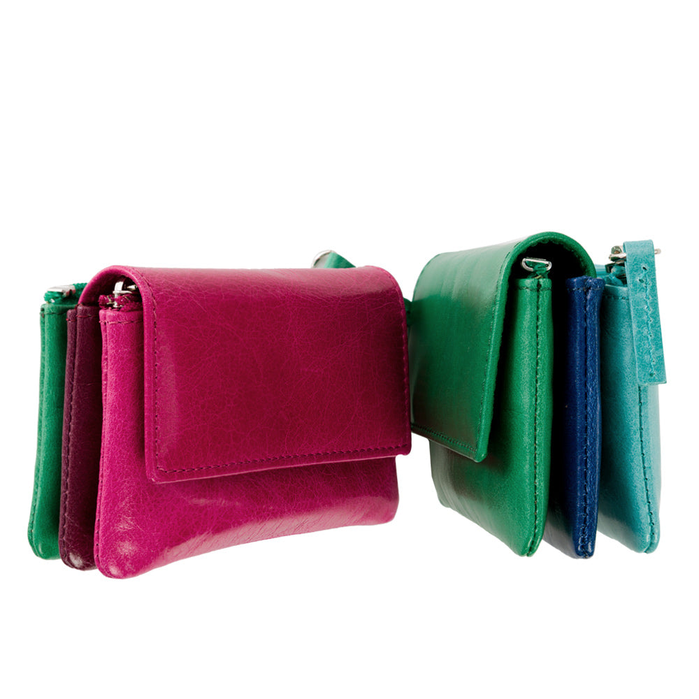 Triple colored purse, 2016 classics Piamonte.