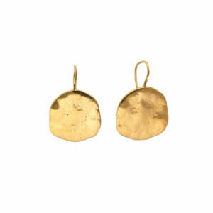 Karen Hallam, ibiza earrings, Medium disk. 