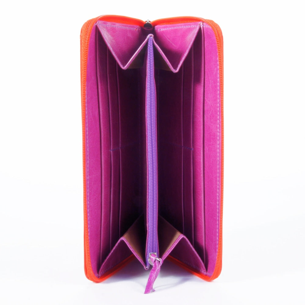 Cartera mujer cremallera con monedero 130. - piamontemadrid